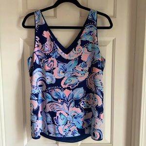 Lilly Pulitzer- Florin(reversible) top, size M.